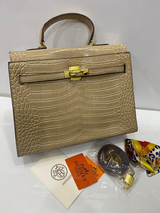 Hermes Top Handle Shoulder Bag