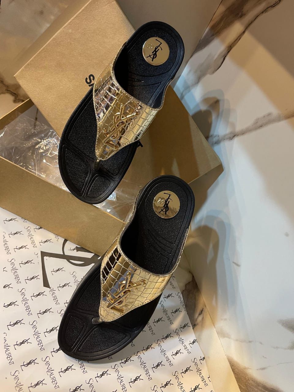 Saint Laurent Flats